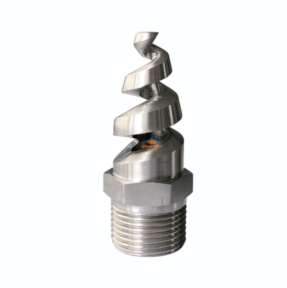Machine processing stainless steel brass special customized spray angle flow rate 170/180 degree cooling tower spiral jet nozzle — изображение 2