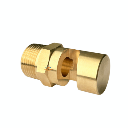 Brass K/W wide angle flood jet deflection flat fan liquid air stream cooling water spraying nozzle — изображение 2
