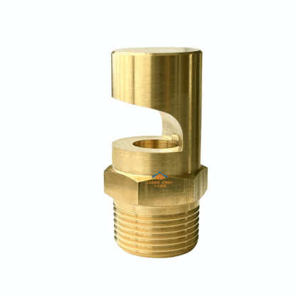 Brass K/W wide angle flood jet deflection flat fan liquid air stream cooling water spraying nozzle — изображение 3