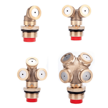 Brass Agriculture M14/1/2 Mist Gardening Grass Lawn Irrigation Sprinkler spraying 1/2/3/5 Misting Spray Tips/Heads — изображение 7
