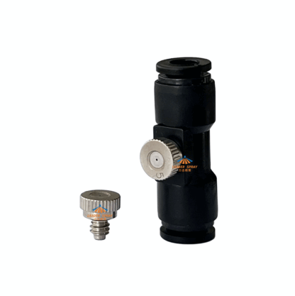 Brass plated 10/24UNC, 3/16UNC, 12/24UNC Mini short common type Low pressure 1-5 bar outdoor spray mist fog cooling system humidification nozzle — изображение 2