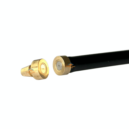 Plug connect/quick release 4mm pagoda joint brass material low pressure garden yard landscape mist fog cooling spray jet nozzle — изображение 2