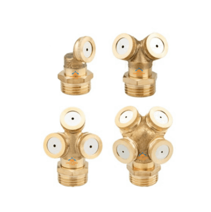Brass Agriculture M14/1/2 Mist Gardening Grass Lawn Irrigation Sprinkler spraying 1/2/3/5 Misting Spray Tips/Heads — изображение 6