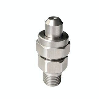 Removable 1/4 inch quick release stainless steel brass precision five-axis machine full cone spray jet nozzle
