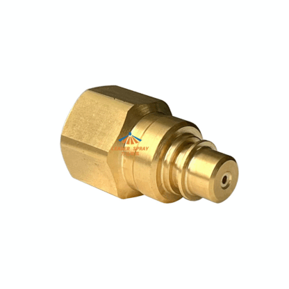 Fire protection brass/brass plated 1/2 inch internal connect full cone jet fire system jet spray nozzle — изображение 2