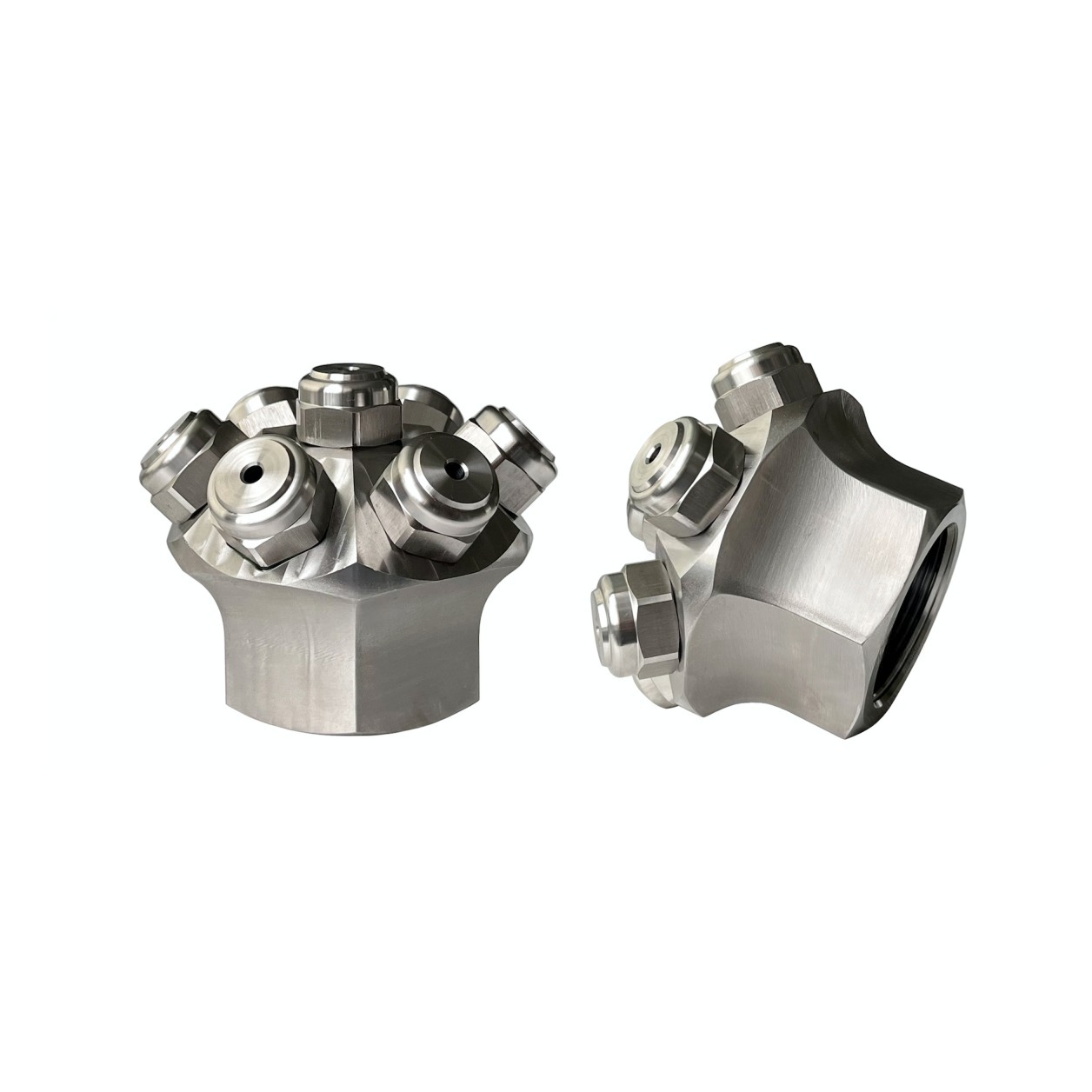 Multi head/7 spray heads large capacity/wide angle small droplet size/multiple orifice/full cone fog jet nozzle — изображение 5