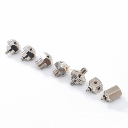 Mist cooling fittings high pressure 3/8" 3 sprayer, 4 sprayer, 5 sprayer 6 sprayer connector base — изображение 2