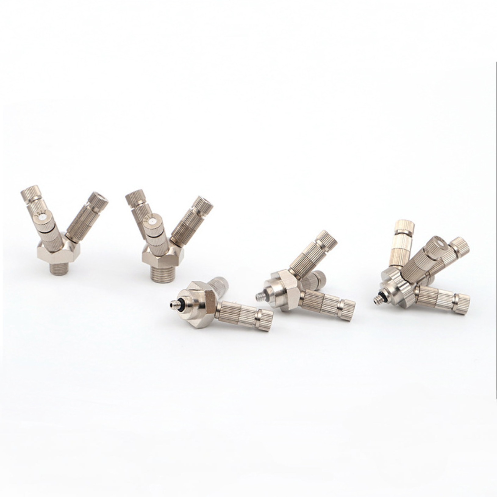Mist cooling fittings high pressure 3/8" 3 sprayer, 4 sprayer, 5 sprayer 6 sprayer connector base — изображение 3
