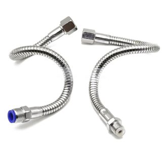 1/4"x1/4" SS adjustable pipe stainless steel universal coolant connect durable using life with female/male thread joint