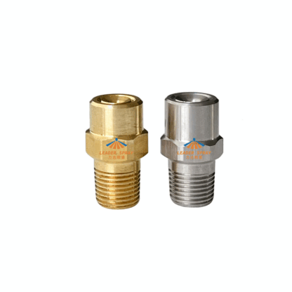 120 degree Full cone Brass 303SS/304SS/316SS spray nozzle wide angle solid jet spray with a X vane — изображение 2