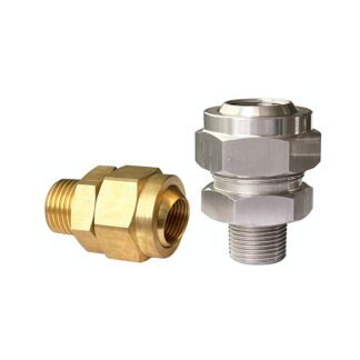 155SS Swivel joint, stainless steel brass Adjustable ball nozzle connector/joint removable adapter