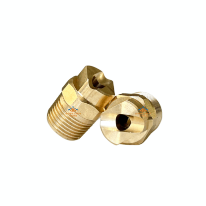 Oval full cone spray pattern 90 x 60 degree single and multi cooling in bloom brass stainless steel caster nozzle — изображение 3