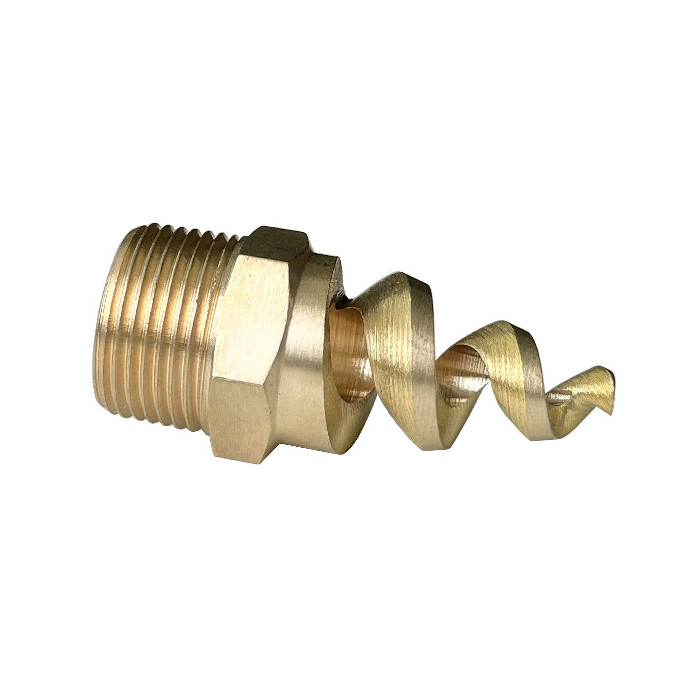 Machine processing stainless steel brass special customized spray angle flow rate 170/180 degree cooling tower spiral jet nozzle — изображение 3