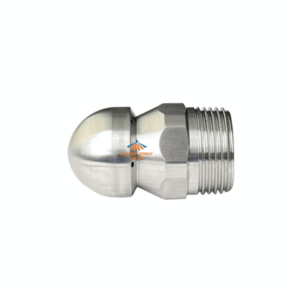 Sewer cleaning nozzle high pressure metal stainless steel recoil type pipe dredging sewer tube inner wall wash spray — изображение 4
