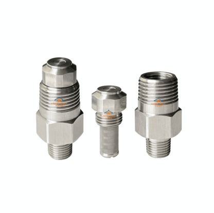 Wall-mounted integral strainer 1/4 inch NPT or BSPT (F) SS brass hydraulic atomizing mist fine hollow cone spray jet nozzle — изображение 3