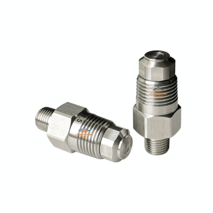 Wall-mounted integral strainer 1/4 inch NPT or BSPT (F) SS brass hydraulic atomizing mist fine hollow cone spray jet nozzle — изображение 2