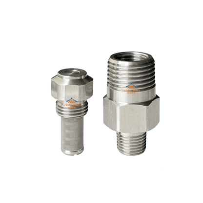 Wall-mounted integral strainer 1/4 inch NPT or BSPT (F) SS brass hydraulic atomizing mist fine hollow cone spray jet nozzle — изображение 5