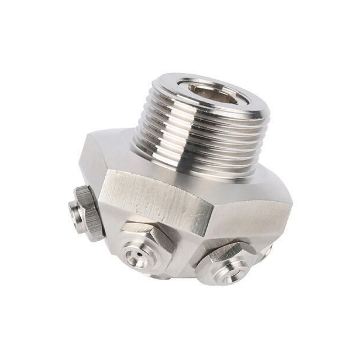 1/2", 3/4", 1" male thread fine water fire protection spray stainless steel fire fighting high pressure water mist open sprinkler — изображение 5