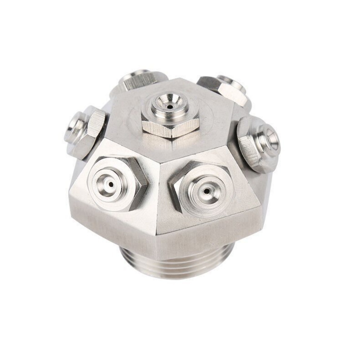 1/2", 3/4", 1" male thread fine water fire protection spray stainless steel fire fighting high pressure water mist open sprinkler — изображение 4