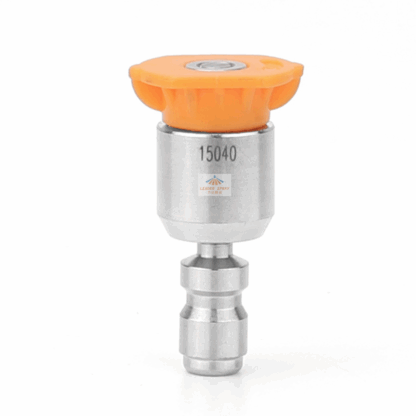 Adjustable 360 degree 1/4 inch plug bending joint high pressure car wash machine flat fan stream line spray nozzle — изображение 5