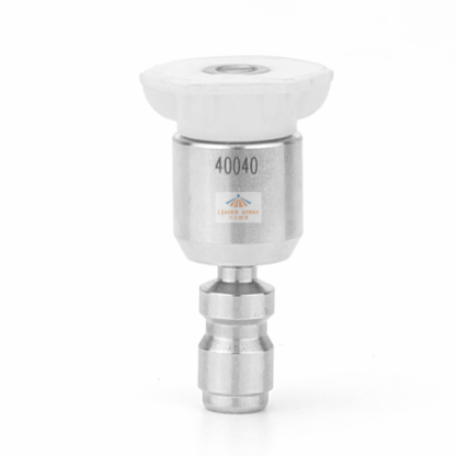 Adjustable 360 degree 1/4 inch plug bending joint high pressure car wash machine flat fan stream line spray nozzle — изображение 3