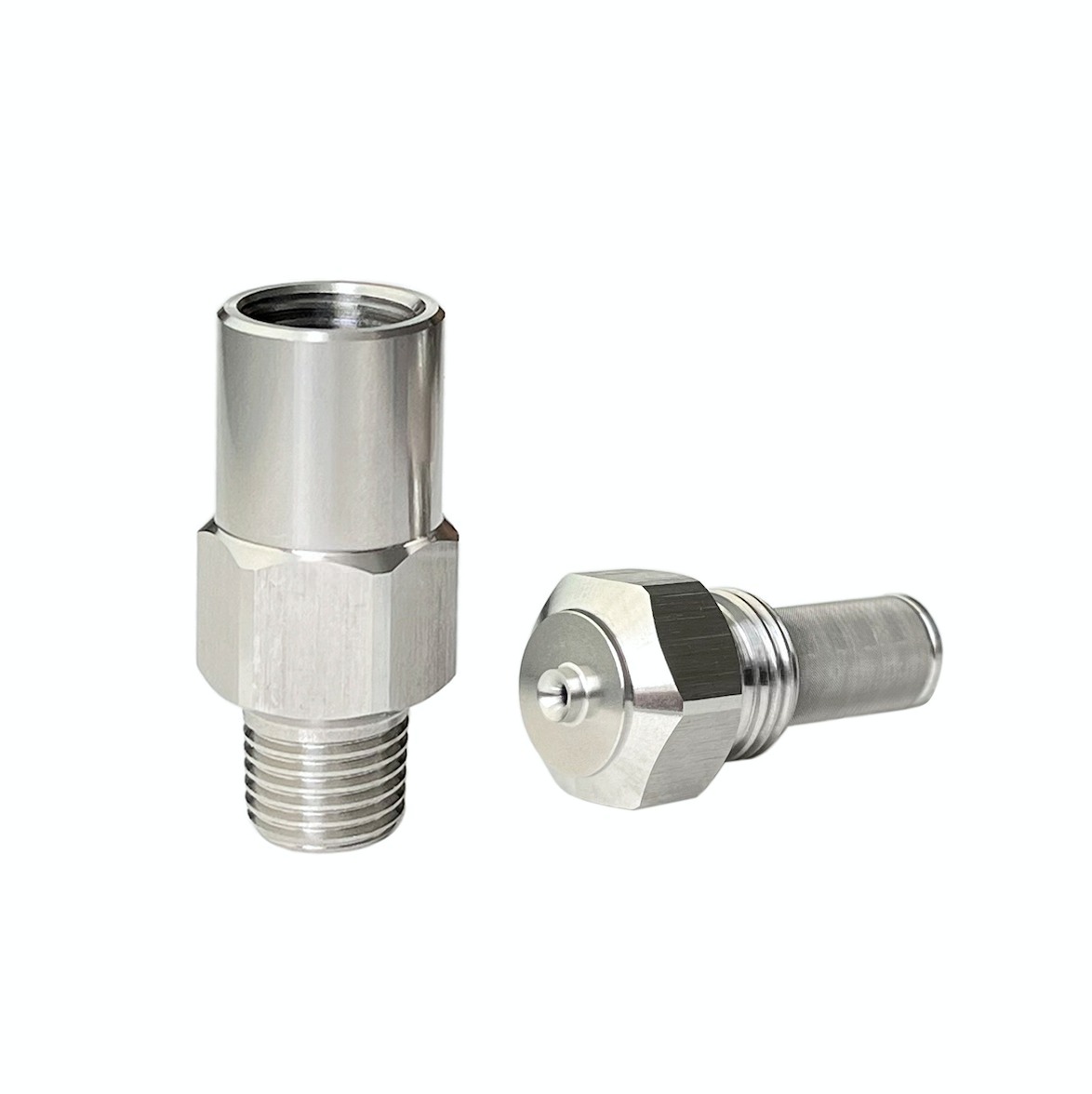 Wide angle AAZ 120 degree spray angle 1/4" male thread SS/Brass stainer/filter mist fog hollow cone nozzle — изображение 5