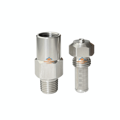 Wide angle AAZ 120 degree spray angle 1/4" male thread SS/Brass stainer/filter mist fog hollow cone nozzle — изображение 3
