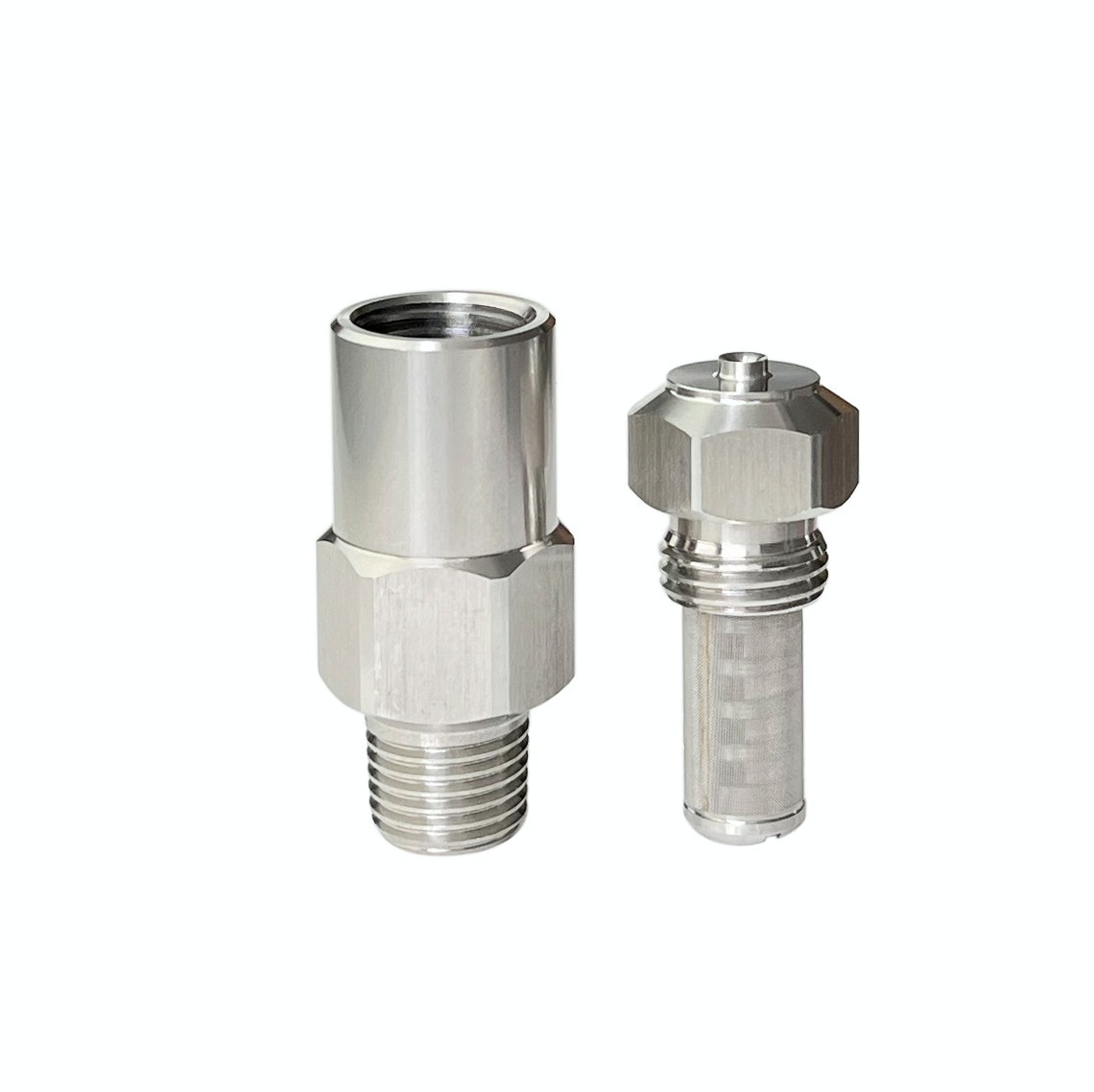 Wide angle AAZ 120 degree spray angle 1/4" male thread SS/Brass stainer/filter mist fog hollow cone nozzle — изображение 3