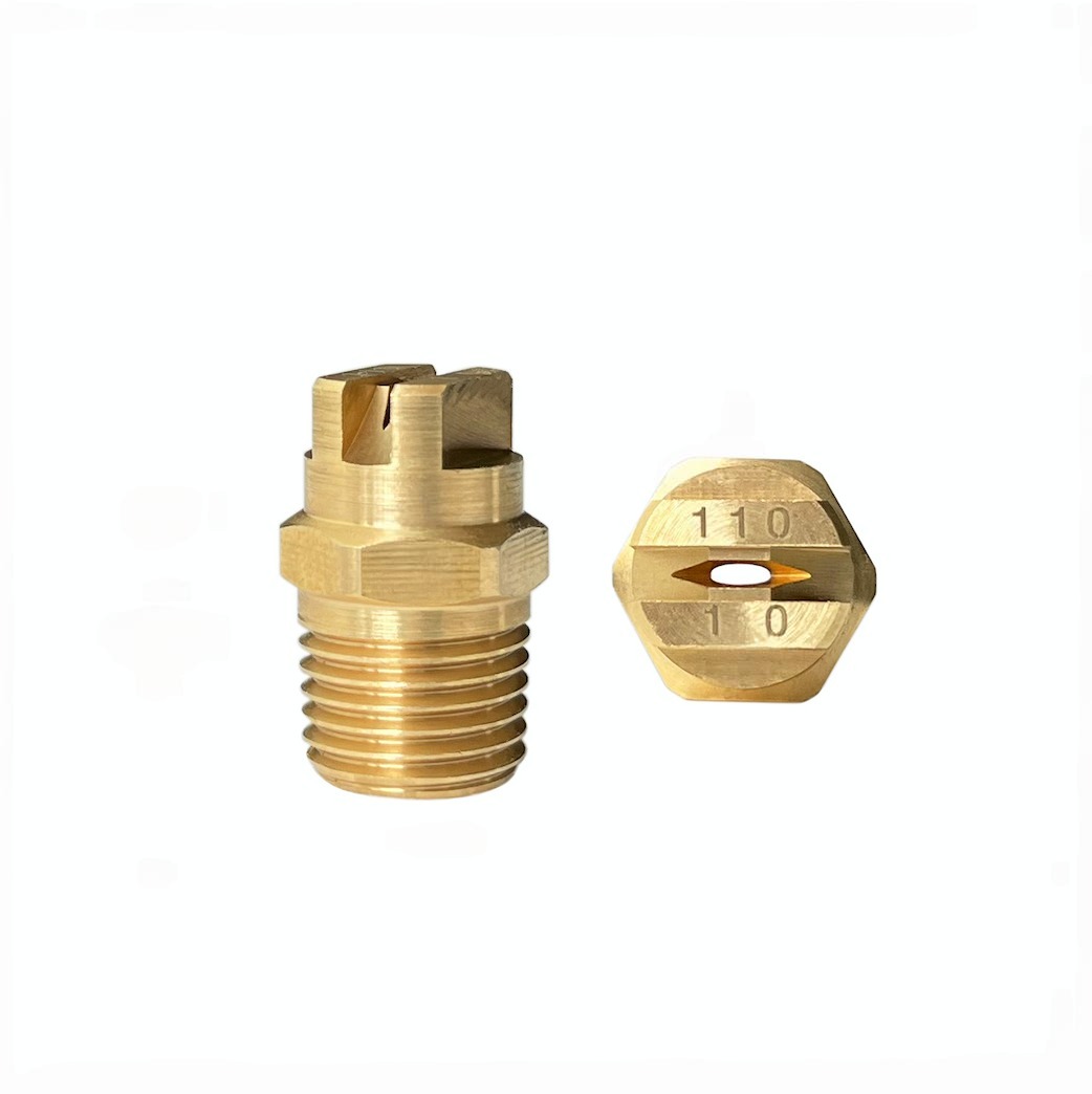 1/4", 1/8" Brass High quality Leader Spray 11010 flat fan spray jet nozzle — изображение 2