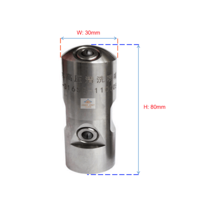 Tungsten carbide insert stainless steel orifice 1/2 316SS 110050 Barreled water spray high pressure bottle washing cleaning nozzle — изображение 2