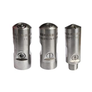 Tungsten carbide insert stainless steel orifice 1/2 316SS 110050 Barreled water spray high pressure bottle washing cleaning nozzle