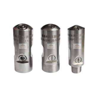 Tungsten carbide insert stainless steel orifice 1/2 316SS 110050 Barreled water spray high pressure bottle washing cleaning nozzle