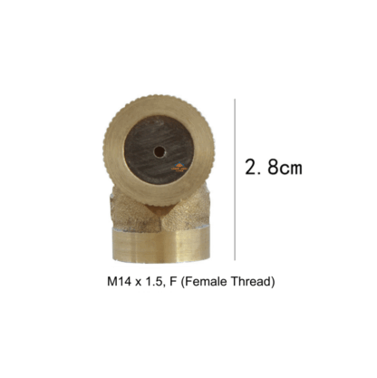 Brass Agriculture M14/1/2 Mist Gardening Grass Lawn Irrigation Sprinkler spraying 1/2/3/5 Misting Spray Tips/Heads — изображение 2