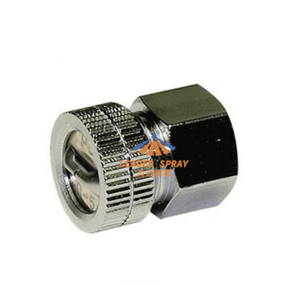 Flat Mist M14x1.5 internal thread PL D-3, PL D-5 brass plated low pressure applied pesticide micro spray nozzle — изображение 3