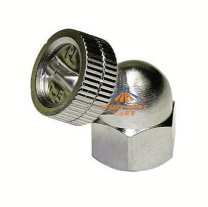 Flat Mist M14x1.5 internal thread PL D-3, PL D-5 brass plated low pressure applied pesticide micro spray nozzle — изображение 2