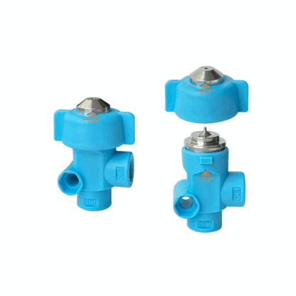 1/8 inch mini blue Spray gun plastic siphon/pressure round spray flat fan atomizer sucks water/liquid with mix pneumatic fine fog atomizing air nozzle — изображение 8