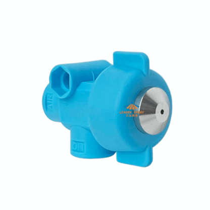 1/8 inch mini blue Spray gun plastic siphon/pressure round spray flat fan atomizer sucks water/liquid with mix pneumatic fine fog atomizing air nozzle — изображение 3
