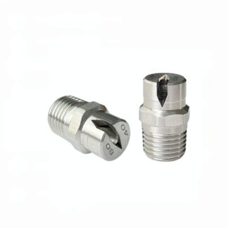 Side slotting flat spraying, stainless steel brass special deflected side spray water washing/cleaning flat fan nozzle
