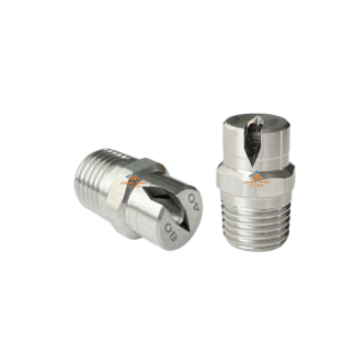 Side slotting flat spraying, stainless steel brass special deflected side spray water washing/cleaning flat fan nozzle