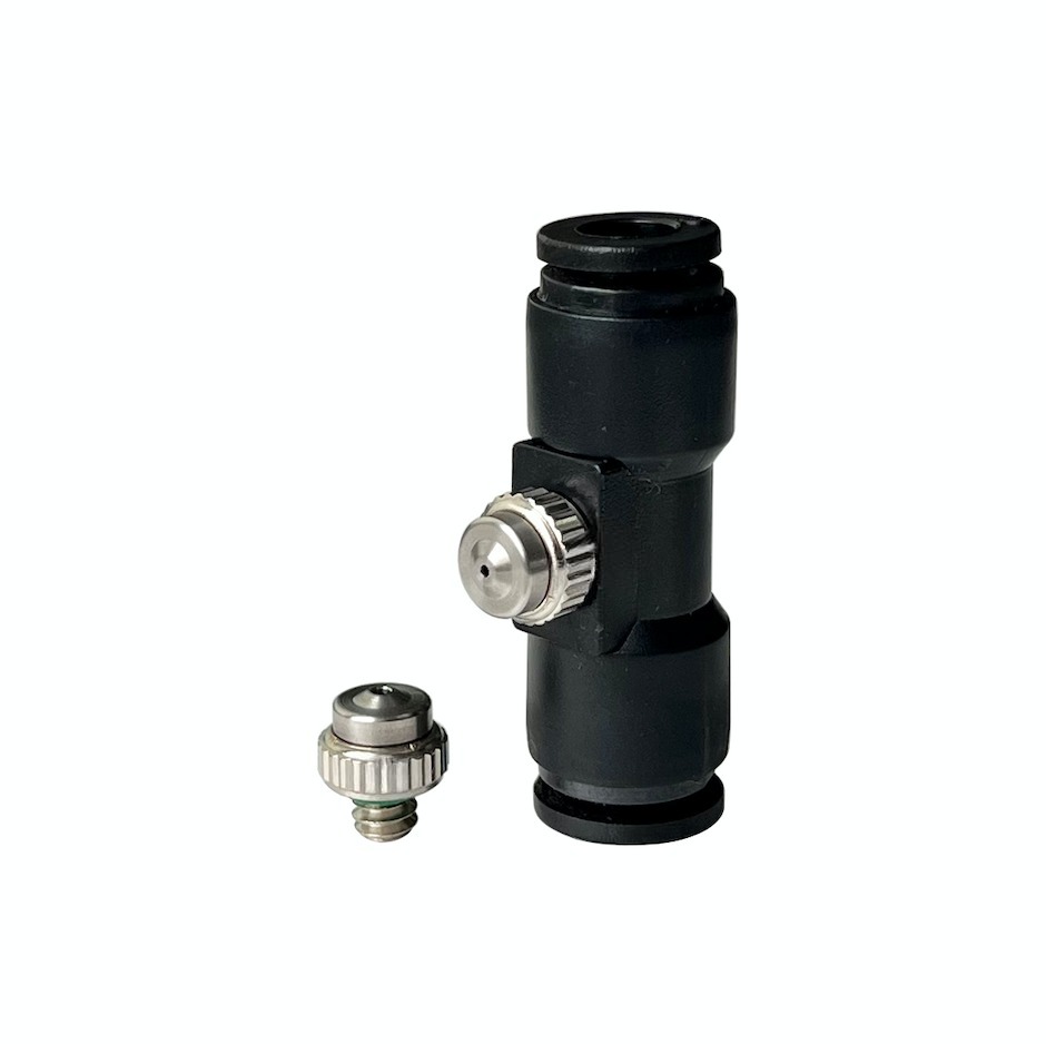 Plastic quick slip lock fittings, low pressure PP mist fog cooling system connectors, garden mist spraying connectors — изображение 5