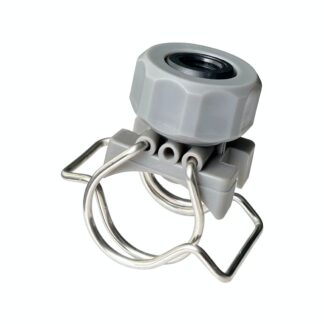 Plastic PP 1/8" 1/4" 3/8" female thread double single clamp/clip adjustable ball connector/adapter