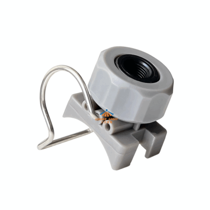 Plastic PP 1/8" 1/4" 3/8" female thread double single clamp/clip adjustable ball connector/adapter — изображение 2