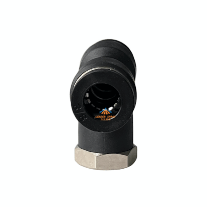 Push in Fitting | 6mm O.D Tubing Pneumatic Connector, 3/8 inch (9.52mm) O.D Slip Lock Pipe Tee Plastic Fittings | 1/8 BSPT Female Swivel Thread Connector — изображение 5