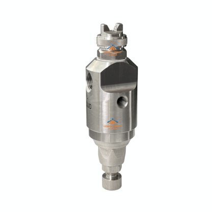 Automatic electronic control three-fluid anti drip air liquid mixing needle adjustable JAU DJ gas-driven fog atomizer jet nozzle — изображение 4
