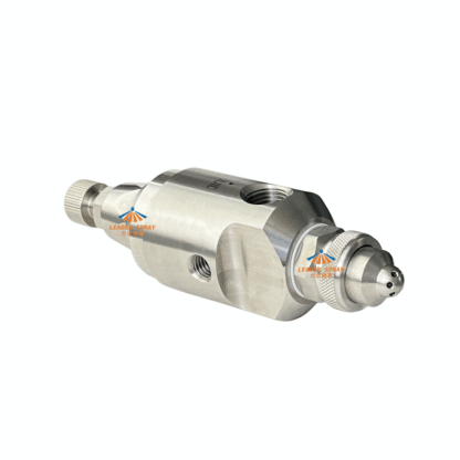 Automatic electronic control three-fluid anti drip air liquid mixing needle adjustable JAU DJ gas-driven fog atomizer jet nozzle — изображение 7