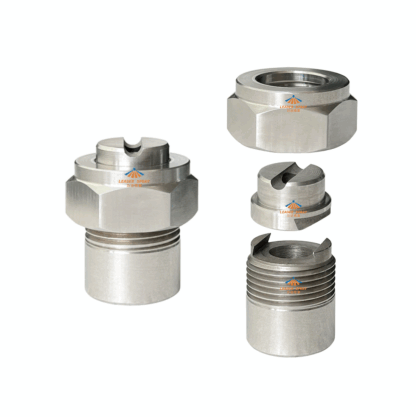 Dovetail flat fan spray | DT welding nipple design nozzle | removable fan jet | Combined type spray water in roll cooling applications — изображение 2