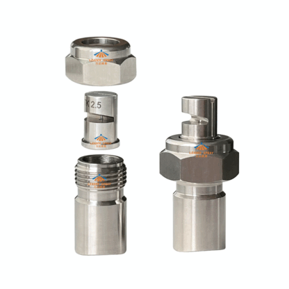 Welding type stainless steel quick release installation water jet flat fan spray nozzle — изображение 3