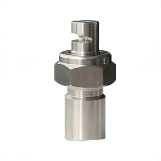 Welding type stainless steel quick release installation water jet flat fan spray nozzle