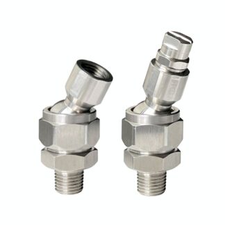 Stainless steel 1/8"x1/8", 1/4"x1/4", 1/8"x1/4" universal adjustable ball internal spray nozzle swivel joint connector