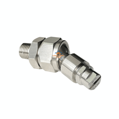 Stainless steel 1/8"x1/8", 1/4"x1/4", 1/8"x1/4" universal adjustable ball internal spray nozzle swivel joint connector — изображение 7